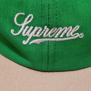 NWT Supreme ss19 cordura green 6 panel hat